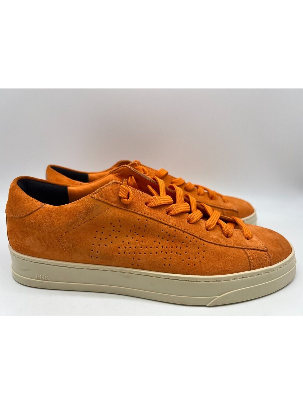 P448 Jack Trainers Women's Sneakers Orange Size 40/US 9.5 NEW